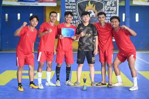 Mahasiswa STMIK Dharmapala Riau meraih Juara 3 Lomba Futsal