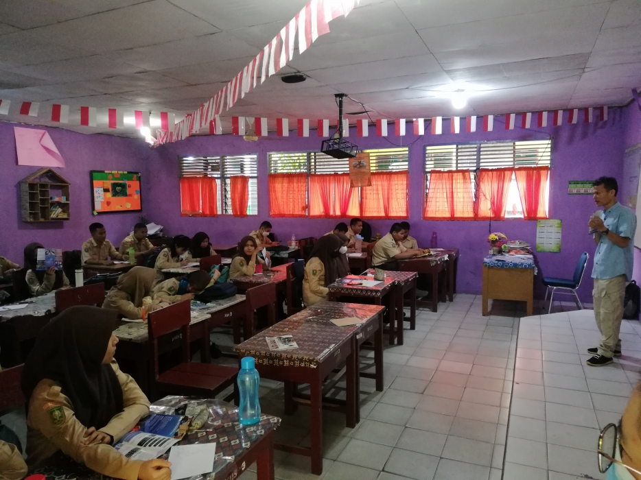 STMIK Dharmapala Riau Goes To School di Februari 2023