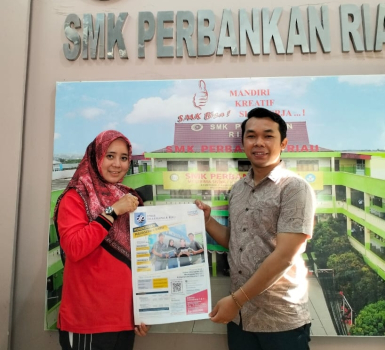 Sosialisasi Perguruan Tinggi STMIK Dharmapala Riau ke SMK Perbankan Riau